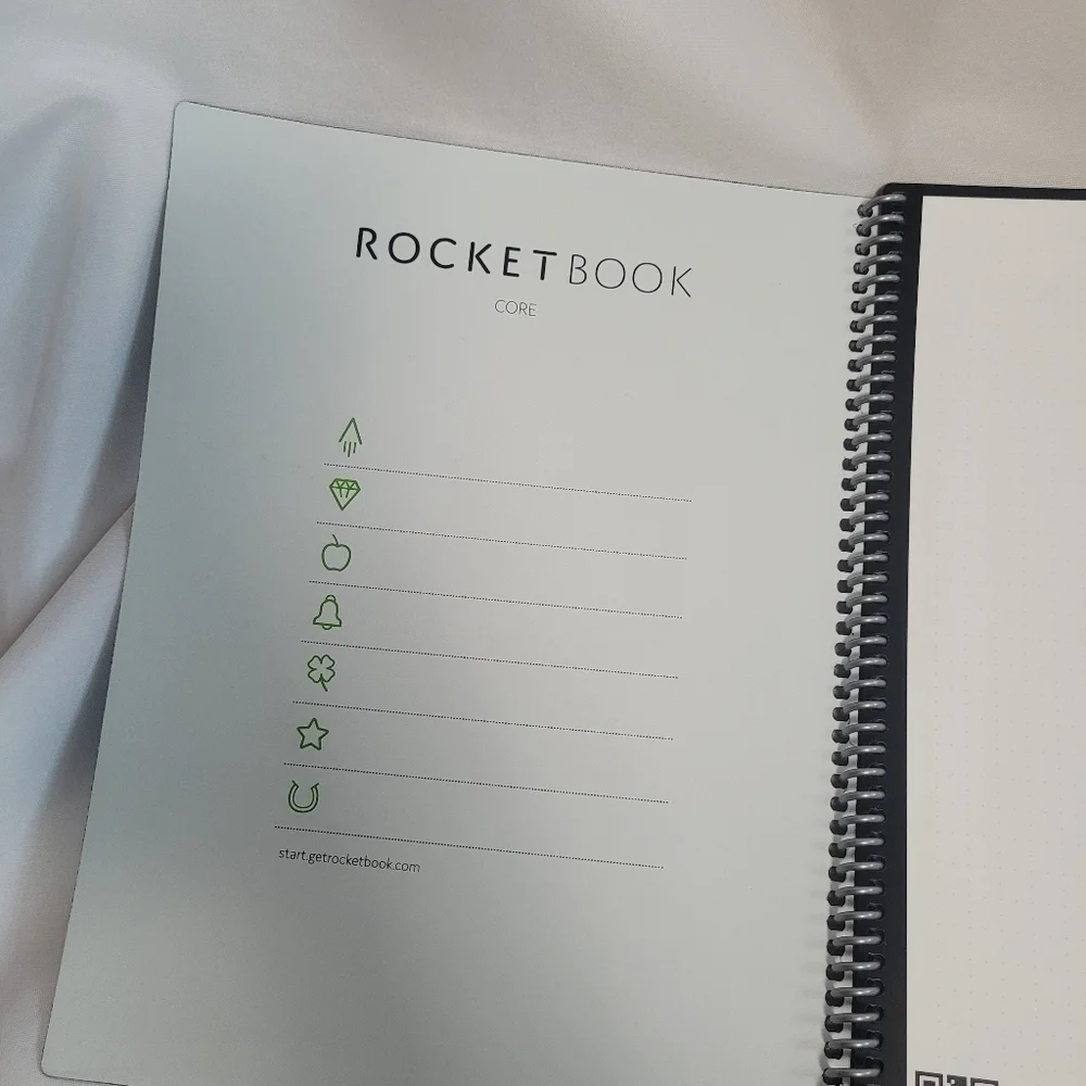 Rocketbook Core Smart Spiral Reuseable Notebook